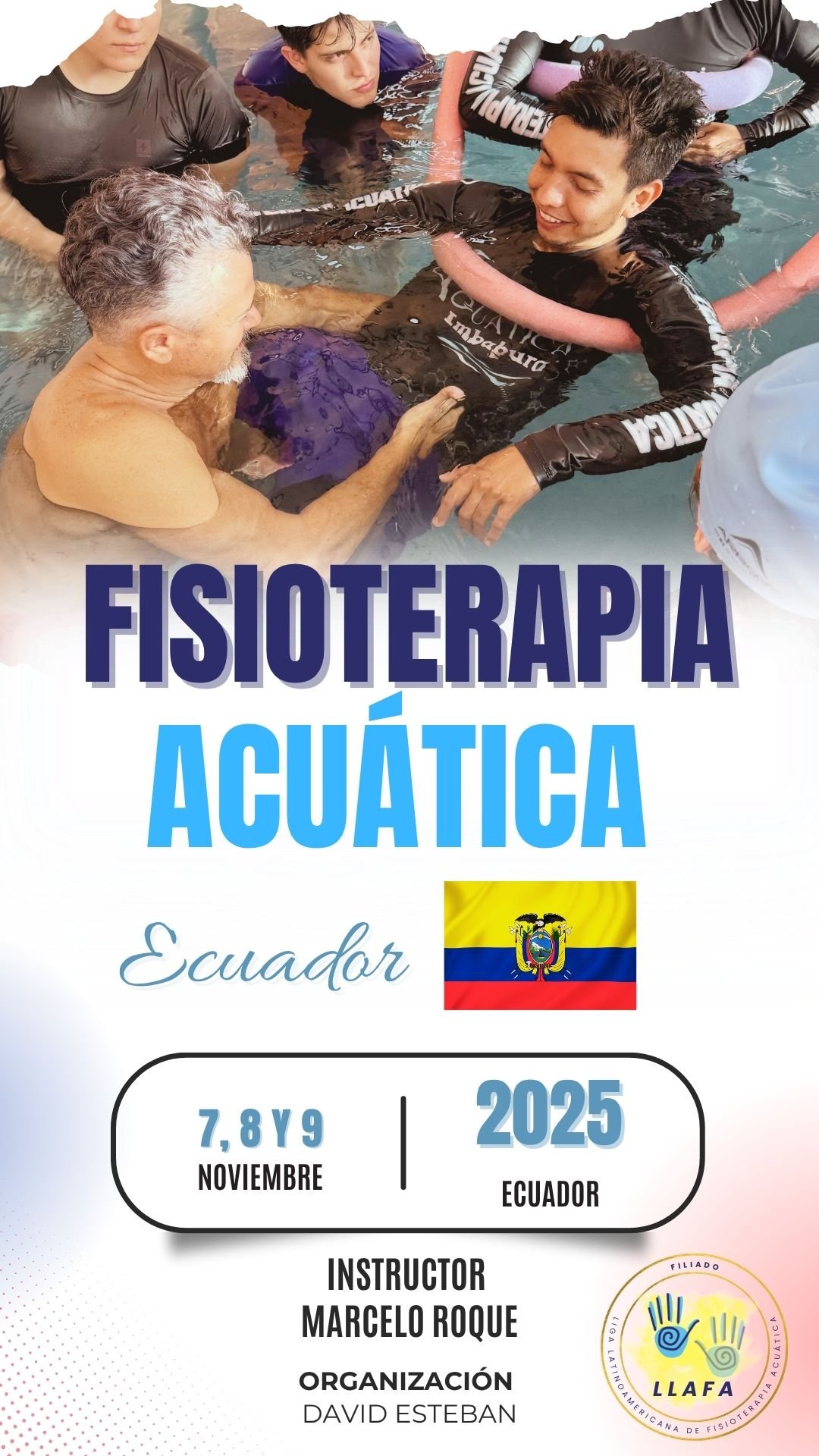 Curso de fisioterapia acuatica ecuador